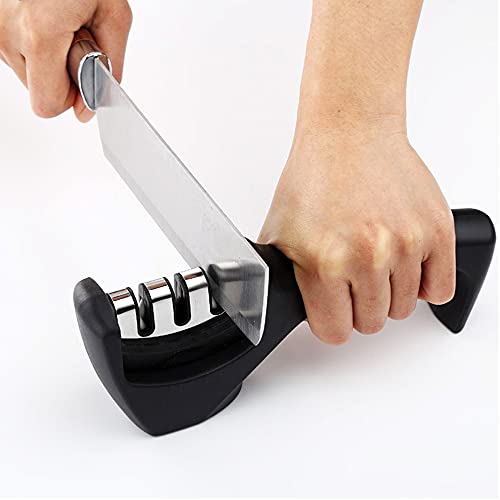 Afiador Amolador Manual de Facas Diamantado 3 Fases CBR03334