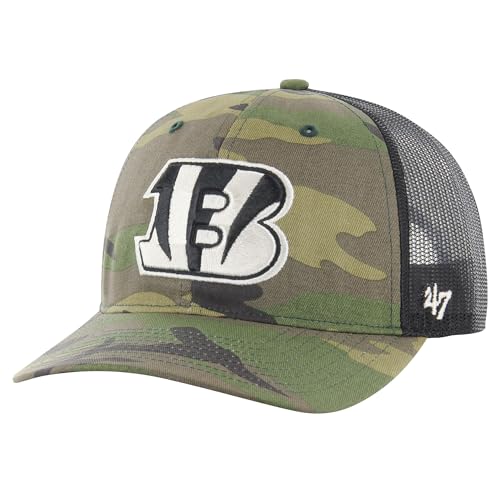 47 Men's Camo Cincinnati Bengals Trucker Adjustable Hat