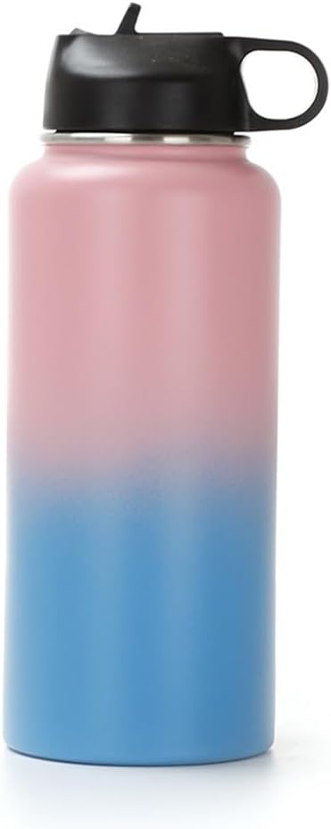 Wall Insulated Cup Stainless Steel Water Bottle Travel Coffee Mug(E)