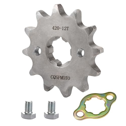 CQSPMOTO 420 12T 17mm Motorcycle Front Engine Sprocket 50cc