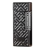 Design métallique fin et intemporel: Son corps métallique fin, d'inspiration vintage, offre une allure classique. Conçu avec soin for une prise en main confortable, ce briquet élégant et portable allie durabilité et style.