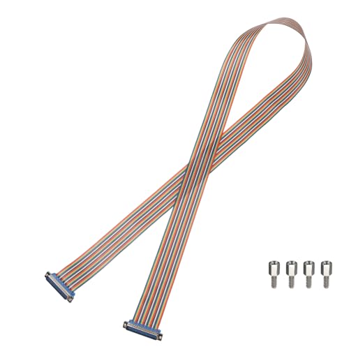 Cable plano IDC DB37         para proyectos electrónicos de robótica y prototipado con longitud de 1.5m