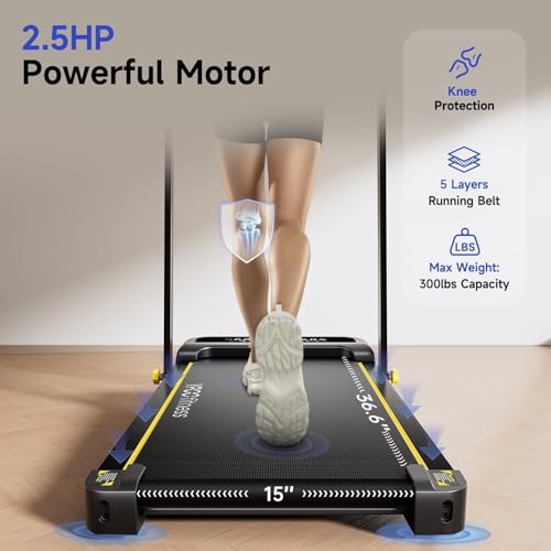 YPOO Foldable Treadmill with Incline Review