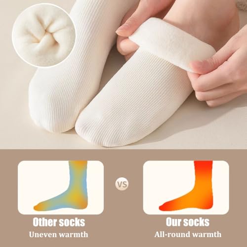 Fleececozy - Ultra Soft Velvet Slim Thermal Socks, Fleece Cozy Thermal Velvet Slim Socks4