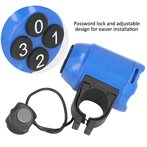 Wobythan Electronic Bike Siren Bell, Bike Alarm Horns Adjustable Waterproof Loud Bicycle Handlebar Alarm Speaker Security Surveillance Ring Bell #TOP3