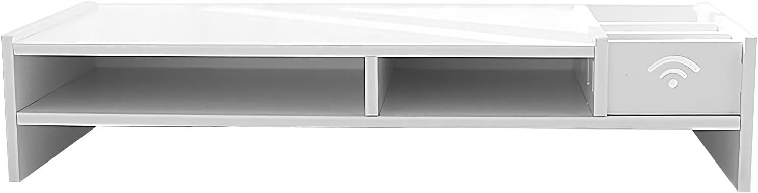 Desk Monitor Stand – 3 Tier Desk Shelf | Office Accessory for Home Office Studio Gaming Desk Monitor Stand – 3 Tier Desk Shelf | Office Accessory for Home Office Studio Gaming