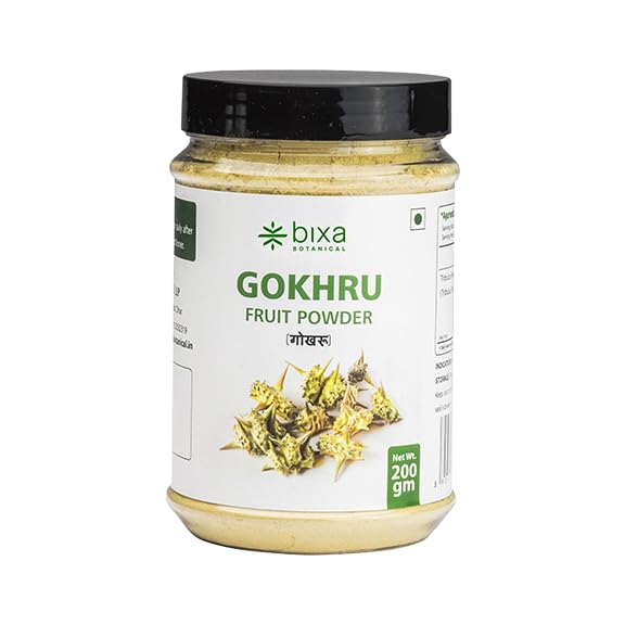 Image of Bixa Botanical Gokshura 200g (Gokhru /Tribulus Terresteris) Powder for Genito-Urinary Health and Muscle Build