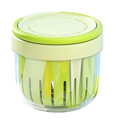 Vaso de almacenamiento de frutas de 650 ml con colador, recipiente portátil para ensalada de frutas, tapa a prueba de fugas para frescura, se al refrigerador, perfecto para oficina, viajes