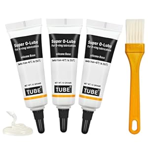 Siliconenvet 3 stuks, siliconenvet voor volautomatische koffiemachines, armatuurvet voor afdichtingen, multifunctioneel vet, smeervet, geschikt voor afdichtingen, ventielafdichtingen, tandwielen