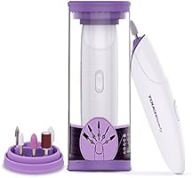 TOUCHBeauty TB-1333 Professional Nail drill Polisher set Manicure Pedicure System with LED Light & 5 attachments,Battery...