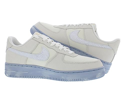 Image of Nike Air Force 1 '07 LV8 EMB Mens Shoes Size 9.5, Color: Summit White /White