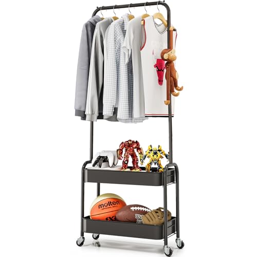 KINGRACK Clothing Rack, Kids Small Clothes Racks for Hanging Clothes,