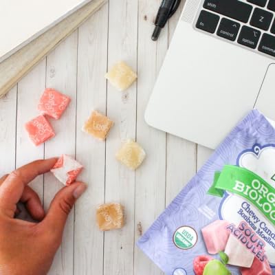 Caramelos orgánicos ácidos Lovely Candy Co. 5oz pack de 3 miniatura 5