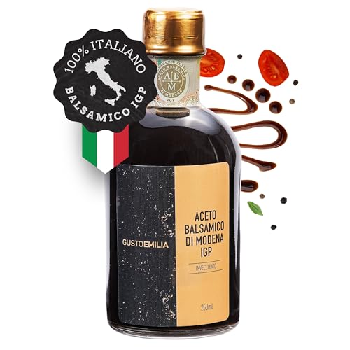 INVECCHIATO | Il nostro Aceto Balsamico autentico viene invecchiato in botti di legno per donare al prodotto finale caratteristiche uniche nel sapore e nel colore, nel rispetto della tecnica tradizionale di Modena del travaso e del rincalzo, con cui GustoEmilia ti porta in tavola il prodotto di quest'arte senza tempo.