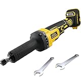 Cordless Die Grinder Compatible with Dewalt 20V MAX Battery,1/4' Precision Chuck Die Grinder with 25000RPM Brushless Motor for Grinding Polishing Metal Wood Rust Removal Deburring (No Battery)