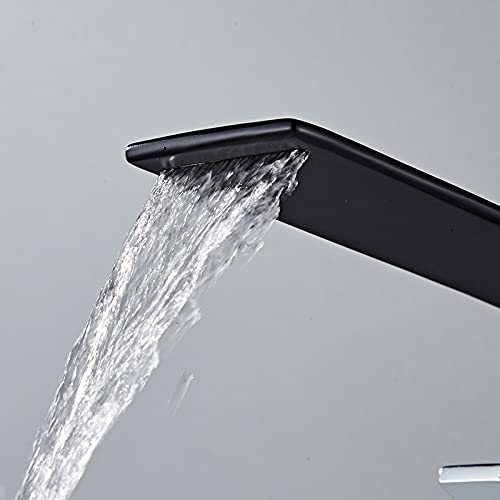 Robinet de lavabo de salle de bain anti-calcaire mitigeur blanc JCAKES - 3