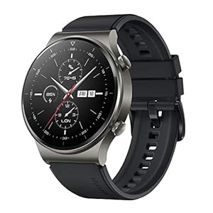 Huawei Watch GT 2 Pro Sport Smartwatch (35 mm Amoled-Display, SpO2-Monitoring, Hartslagmeting, Muziek Afspelen & Bluetooth Telefonie, 5ATM, GPS, Night Black, 55025791