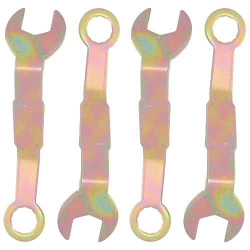 4 piezas llave para puerta de bolsillo pivotante 3/8" herramienta de reparación de herrajes de hierro angulado para ajuste preciso de puertas correderas miniatura 1