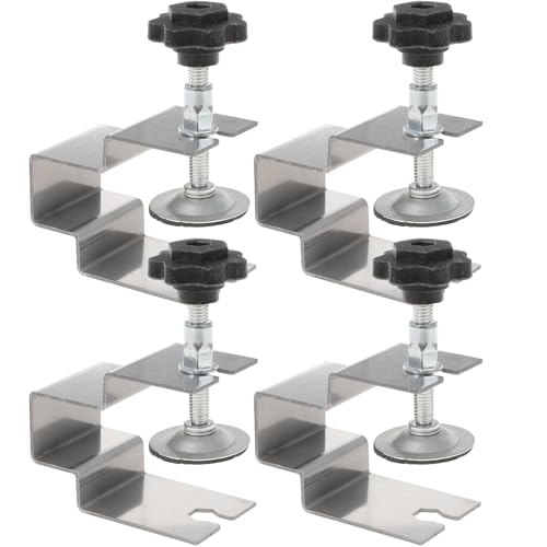 Abrazaderas de barra de acero inoxidable de 4 piezas para cajones 2
