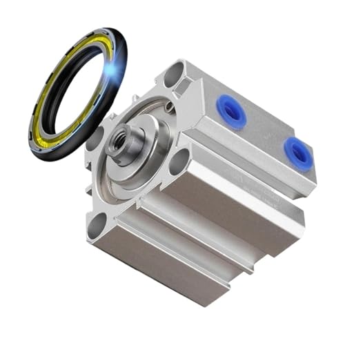 Cylindre pneumatique compact double effet SDA 25x100 pour automatisation - 2