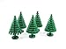 Produktbild 5x Custom Tannenbaum Baum Pflanze Grünzeug für LEGO® grün