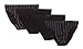 Produktbild Frank Fields Herren Slips aus Baumwolljersey 4er Pack von Größe 5(M) bis 14(6XL), Farbe:schwarz, Größe:3XL