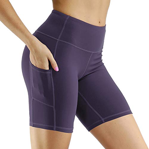 FLYILY Pantalones cortos Deportivos Para Mujer Cintura alta Pantalones de Entrenamiento con Control de Barriga Cover