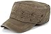 Price comparison product image styleBREAKER Unisex Military Cap in Washed Destroyed Used Look, Vintage with rips and Holes, Adjustable 04023011, Colour:Olive-Brown