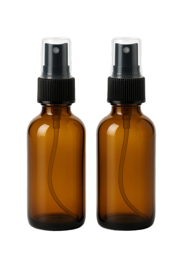 Brume faciale et aromathérapie : flacon vaporisateur en verre de 59ml pour votre routine bien-être