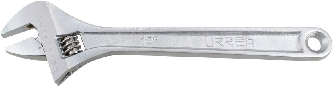Urrea 712I Chrome Adjustable Wrench 12"