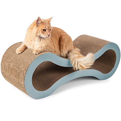 Cat Scratcher Cardboard Scratching Post - Scratch Lounge Furniture Pad Lounger With Catnip Best For Small Medium Or Large Cats Posts And Scratchers Board Pads Stand Indoor Toys Pet Supplies For Houses #TOP5
