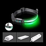 Hunde Halsband, LaRoo Blinkender LED Hunde Halsband Sicherheits Hundehalsband - 6