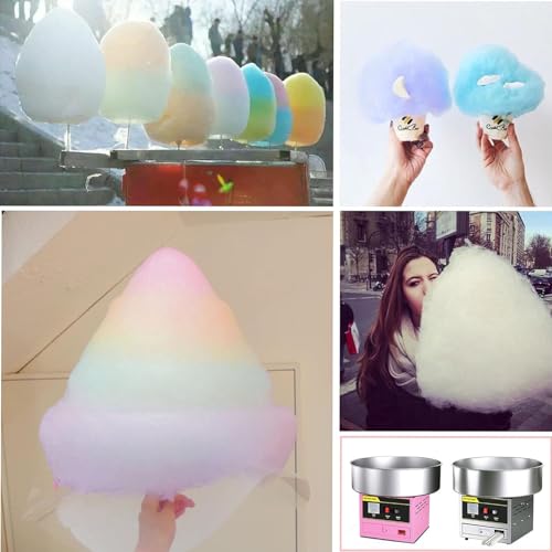 RayGenius Zuckerwatte-Maschine Kommerzielle Zuckerwatte-Maschine Gas Elektrische Zuckerwatte-Maschine Mit Edelstahl-Tablett FüR Geburtstage Partys Feiern. – Bild 3