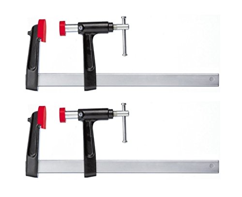 Bessey PZ4.012 12" Rapid Action Clamp w/No-Twist Clamping Action 2-Pack