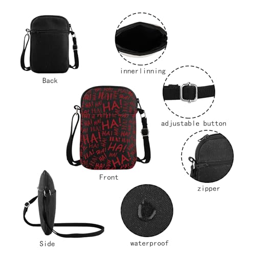 JXGZSO Funny Joker Crossbody Bag Joker Fans Gift Joker Shoulder Bag The Joker Merchandise3