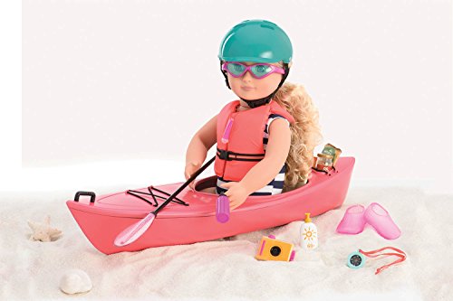 Our Generation by Battat- Kayak Adventure Set- Toy, Doll, Clothes & Accessories for 18" Dolls- for Age 3 Years & Up