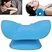 Barella per il Collo, Cuscino Cervicale con Apertura a Forma di C per Dolore Al Collo Curva Ergonomica Dispositivo di Trazione Cervicale Confortevole Elastico in Morbida Schiuma