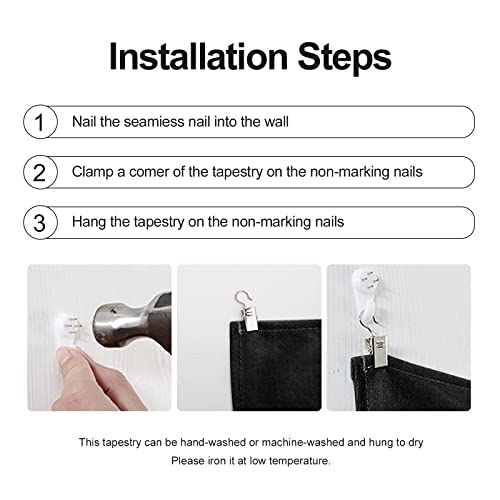 Bakovity Hippie Hippy Wall Tapestry With Starry Back Ground Hippie Wall Tapestry Mysterious Ethnic Tapestry Aesthetic Trippy Cool Girl Art Room Dorm Wall Tapestry (50X60 Inches) #TOP6