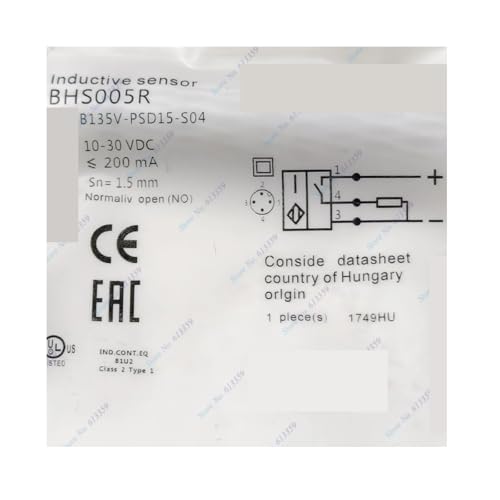Capteur de proximité B135V-PSD15-S04 pour contrôle de pression industriel