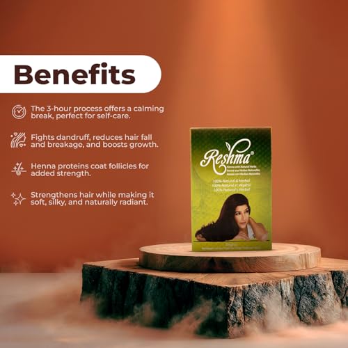 Reshma Beauty Henna Polvo Puro 100% Natural Paquete 12 x 150g miniatura 5