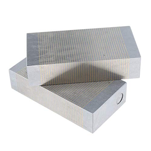 Bloc magnétique induction outil perçage rectangulaire et bloc magnétique porte mandrins, 2 u