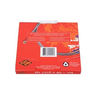 Rotosound Cordes pour Basse électrique JAZZ 77 MONEL FLATWOUND 4-str. RS77LD FLATWStandard 45-105 – Image 2