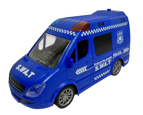 Ambulance Jouet avec Lumières et Sons Sirènes Portes Ouvrantes Mouvement D'embrayage Camion Pompiers lumière Camion Police Camion Véhicule D'urgence Prêt...