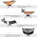 Portable Hammock with Stand, World's Best Mock ONE® Hammock Samsara Set, Compact Folding Framed Hammock with Bug Net, Tarp for Park, Backyard, Garden, Camping, Hiking, Mountaineering, Beaches- Orange