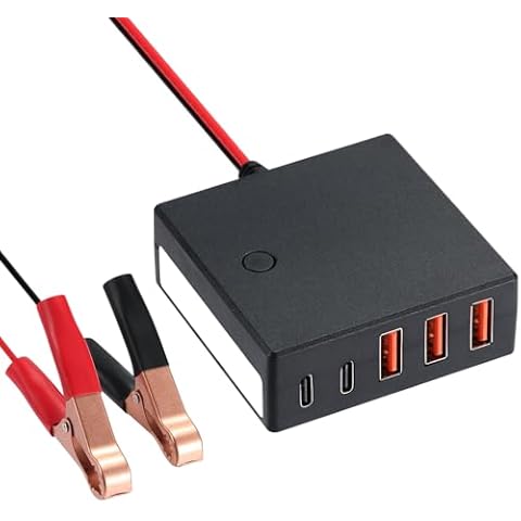 YABOANG 60W Car Power Inverter with USB Ports Cover