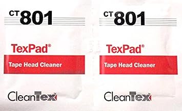 Texpad Tape Head Cleaner Pads, Carton of 250 Pads CT801Z