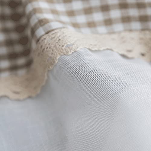 Cortinas de cocina rústicas de gasa para recrear un acogedor café bistró 7