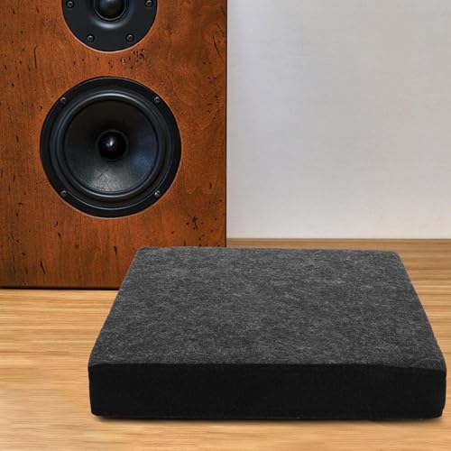 Almohadillas de aislamiento acústico para escritorio, tapetes aislantes para altavoces para estudio en casa, teatro, estudio de grabación y salas de música. Mejora la claridad y reduce el ruido. Grosor miniatura 7