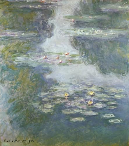 Lienzo de nenúfares de Monet de SERENDIPITP, pintura vintage para inspirar calma en tu hogar