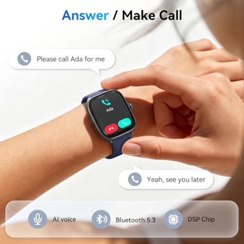 Smart Watch 3 Bands for Women Men, Bluetooth Call, 40mm AMOLED Fitness Watch for iPhone/Android/Samsung - image 4
